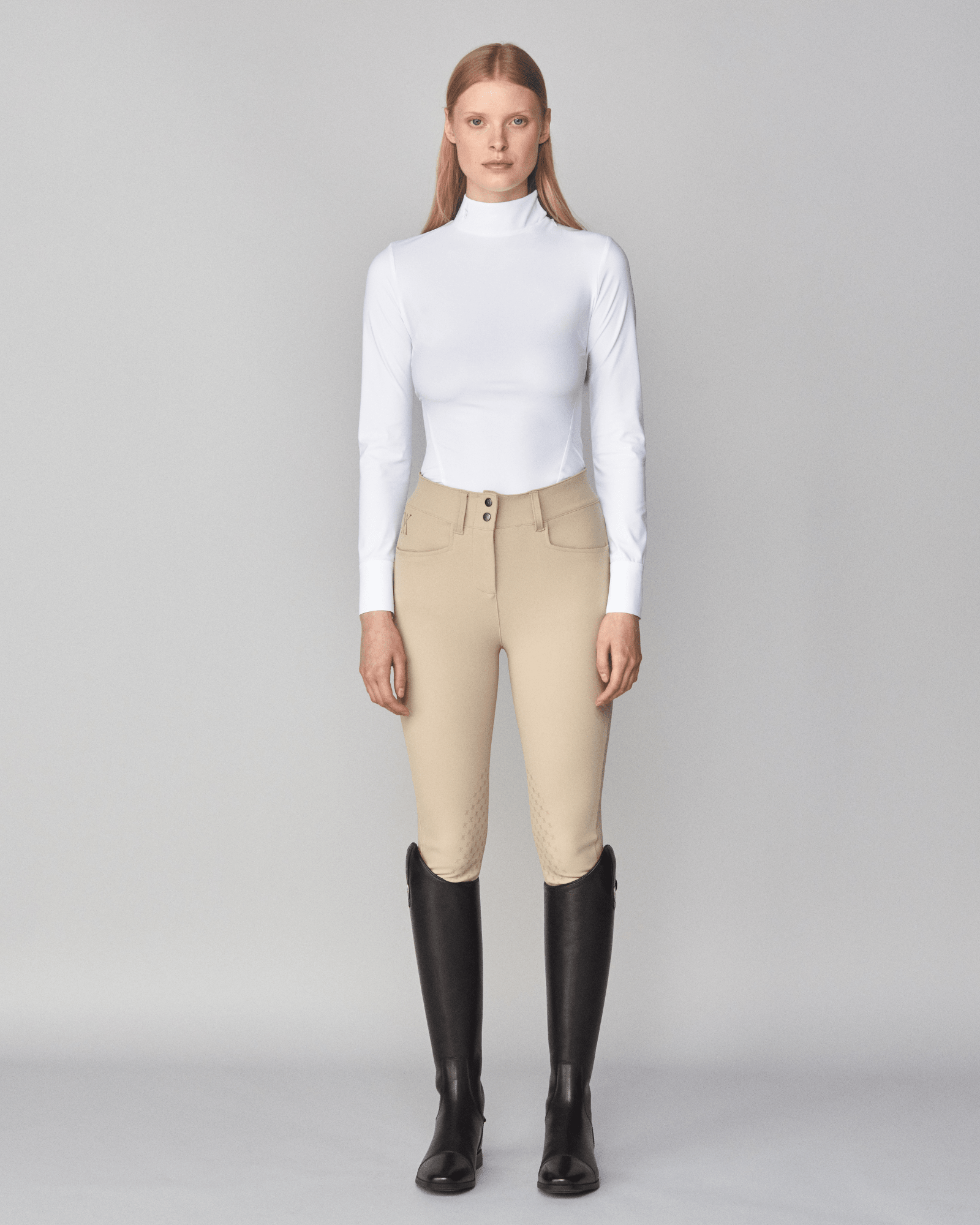 Yagya Timeless Show Shirt Solid - White - Yagya - Equiluxe Tack