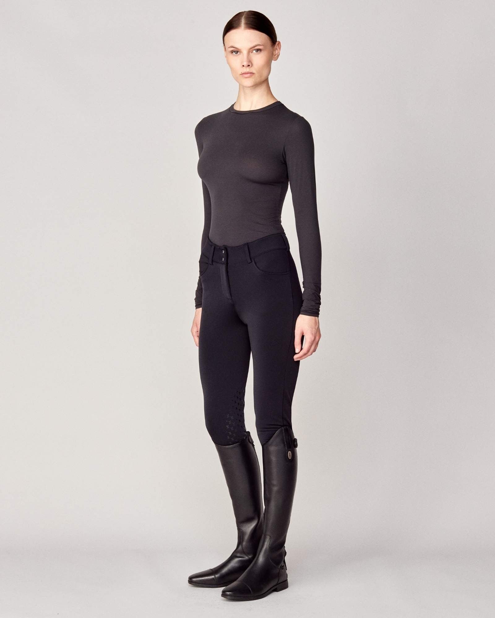 Yagya Winter Compression Breeches Black - Yagya - Equiluxe Tack