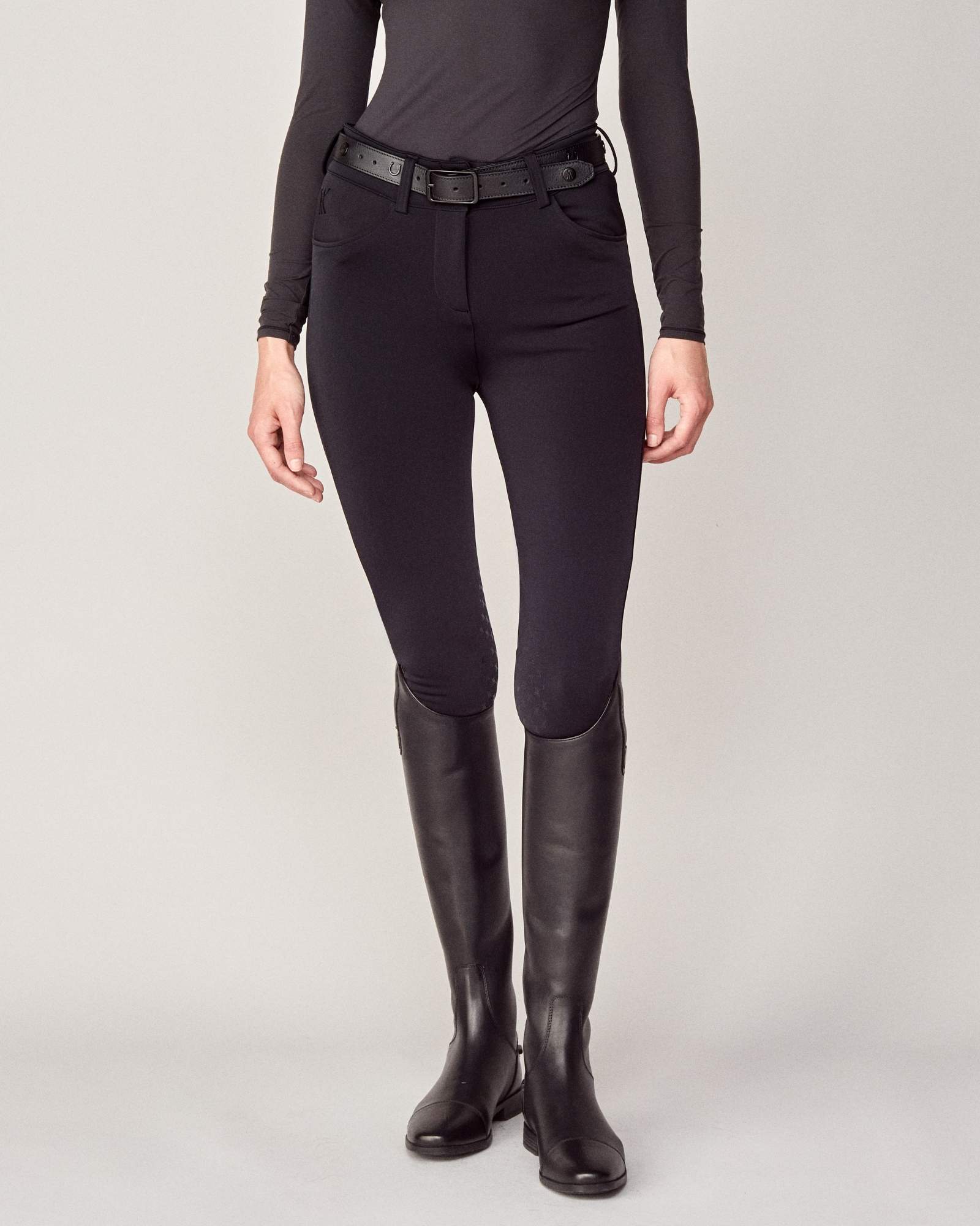 Yagya Winter Compression Breeches Black - Yagya - Equiluxe Tack