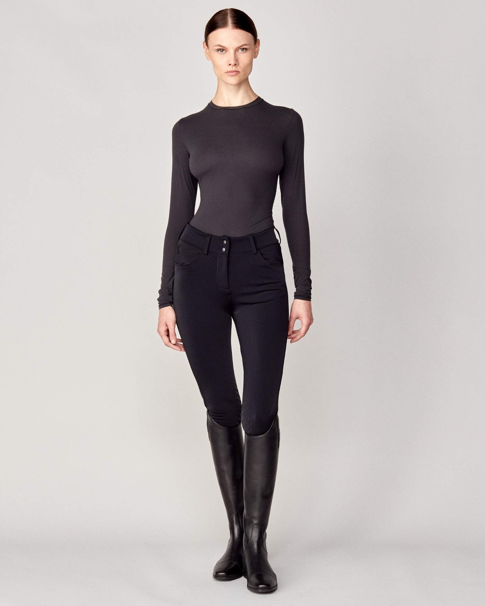 Yagya Winter Compression Breeches Black - Yagya - Equiluxe Tack