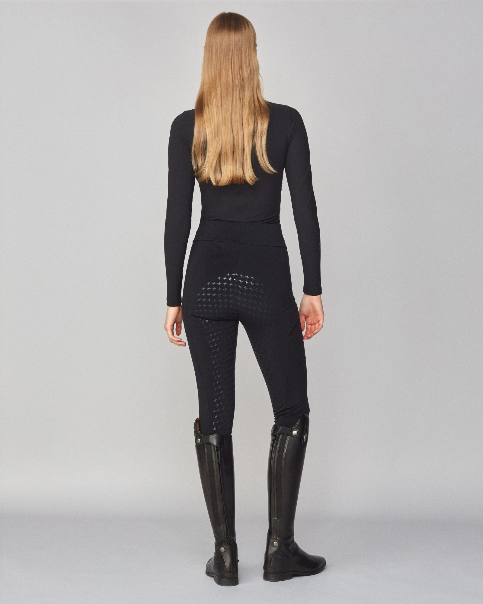 Yagya Winter Pull - On Breeches - Black - Yagya - Equiluxe Tack