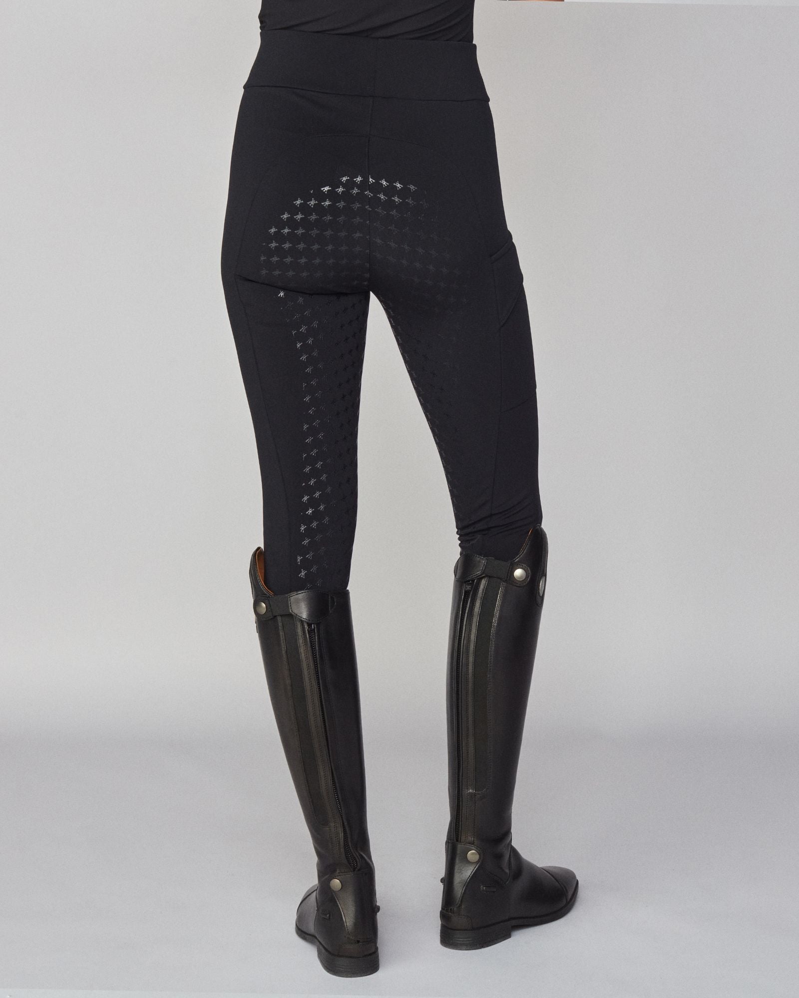 Yagya Winter Pull - On Breeches - Black - Yagya - Equiluxe Tack