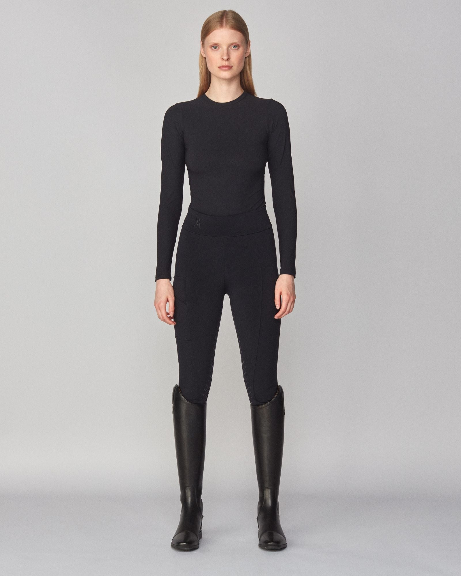 Yagya Winter Pull - On Breeches - Black - Yagya - Equiluxe Tack