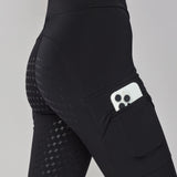 Yagya Winter Pull - On Breeches - Black - Yagya - Equiluxe Tack