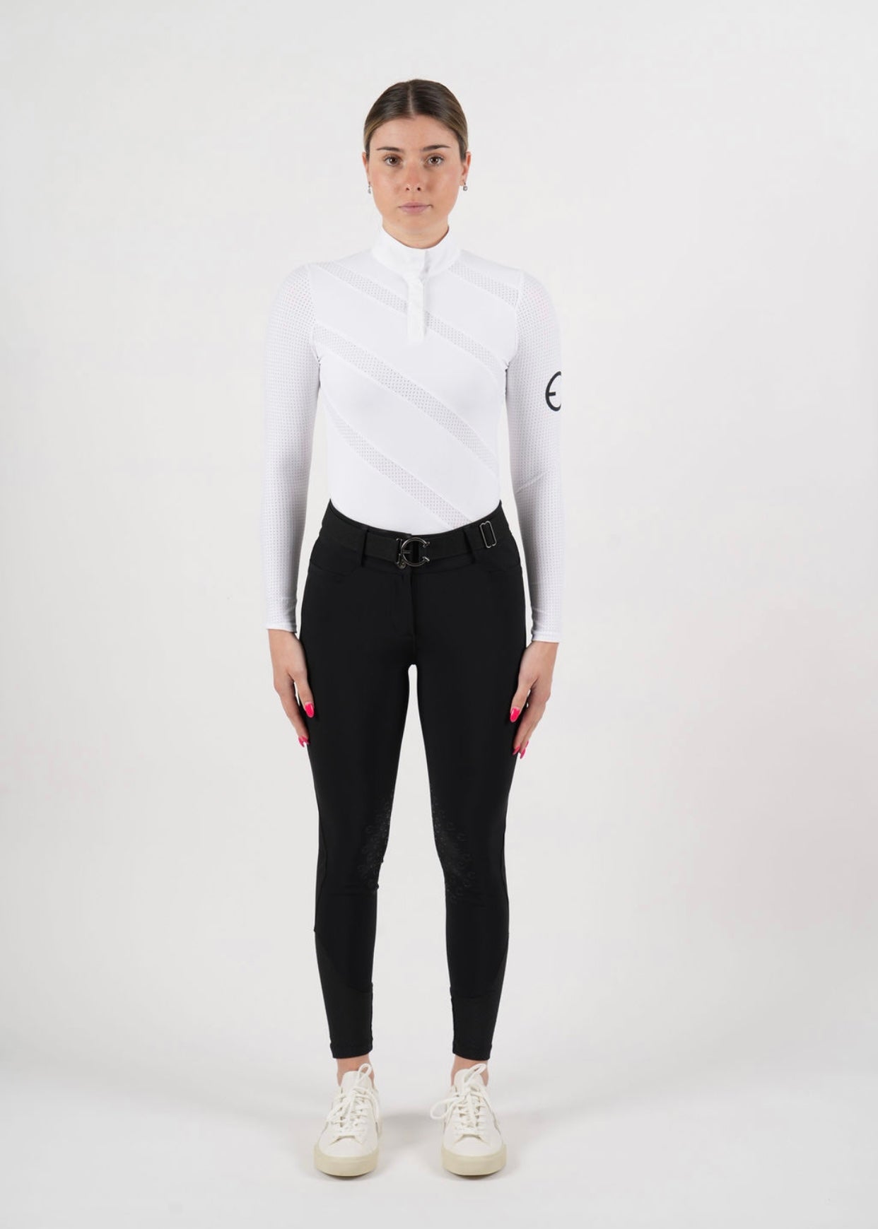 ZOYA Ventilated Long Sleeve Show Shirt - Equestrian Club - Equiluxe Tack