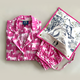 Rönner Be Mine PJ'S Set | Hot Pink | Equestrian Sleepwear Collection