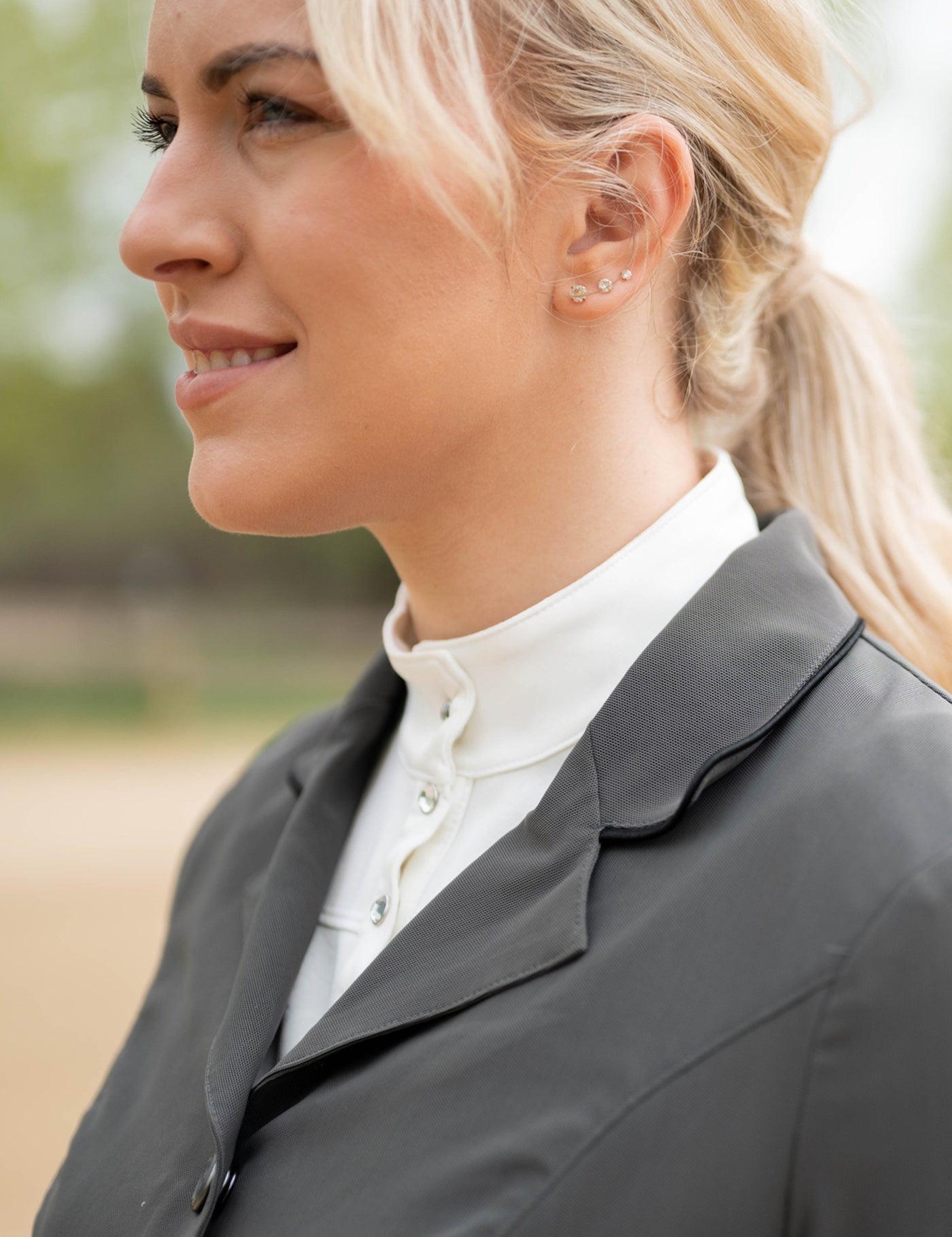 FITS Zephyr II Mesh Hunt Show Coat - Charcoal - FITS Riding - Equiluxe Tack