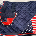 American Flag Pad & Bonnet Set - Equiluxe Tack