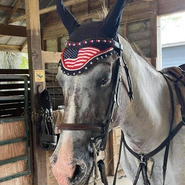 American Flag Pad & Bonnet Set - Equiluxe Tack