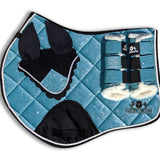 Baby Blue Saddle Pad Set - Equiluxe Tack