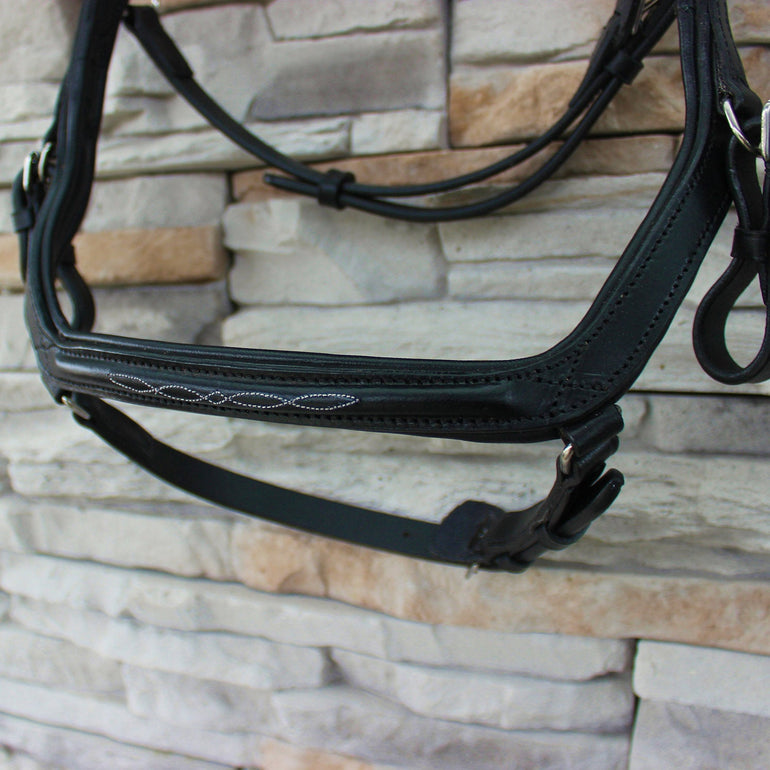 'Balast' Fancy Stitch Flash Bridle - 3 Colors - Equiluxe Tack