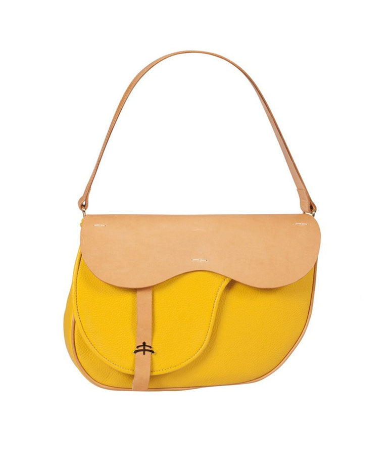 Leather bag | Made in Italy | leather accessories | yellow leather bag 