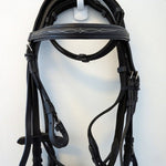 Black Colored Padding Fancy Stitched Leather Bridles - Equiluxe Tack - Equiluxe Tack