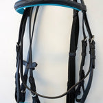 Black Colored Padding Fancy Stitched Leather Bridles - Equiluxe Tack - Equiluxe Tack