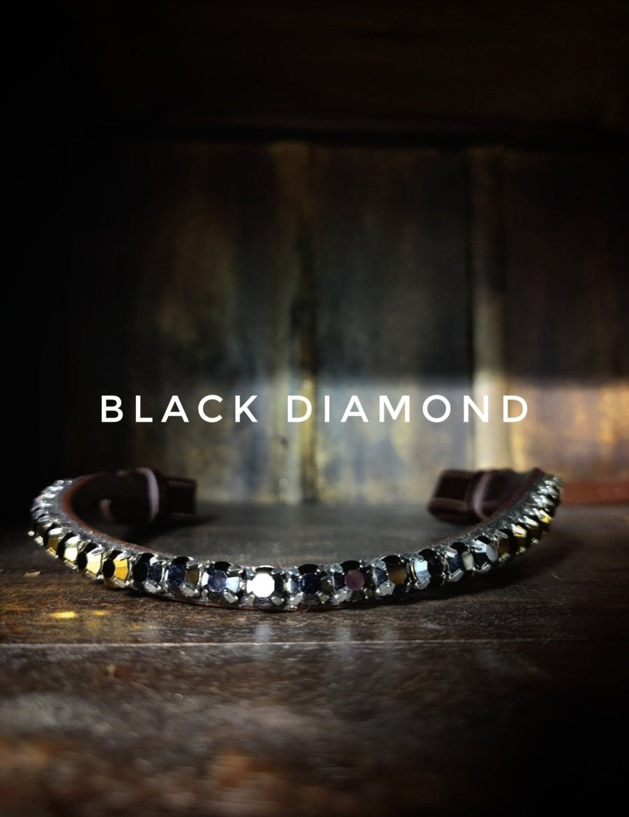 Masego Black Diamond Swarovski Browband - MASEGO horsewear - Equiluxe Tack