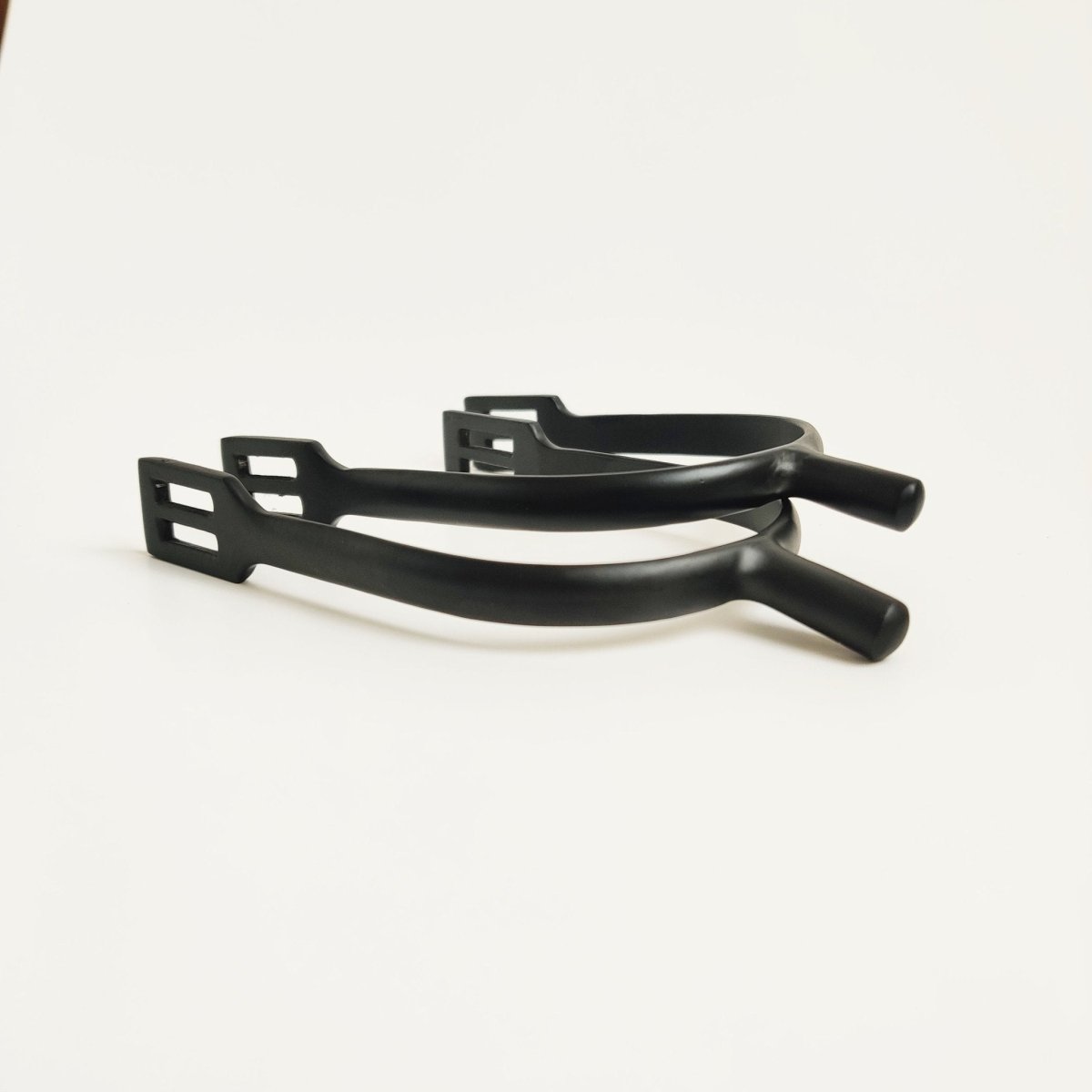 Black Matte Blunt Ends Women's Spurs - Equiluxe Tack - Equiluxe Tack