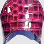 BootCrowns Burgundy Mock Croc Boot Crown Toppers - Equiluxe Tack