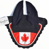 Canada Flag Fly Ear Veil Bonnet - Equiluxe Tack