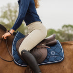 Capistrano Saddle Pad in Navy Blue - Equiluxe Tack