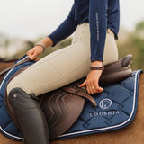 Capistrano Saddle Pad in Navy Blue - Equiluxe Tack