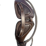 'Casquino' Anatomical Fancy Stitch Snaffle Bridle - Equiluxe Tack