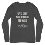 Cavaliere Couture Life Is Short Long Sleeve Tee - Equiluxe Tack