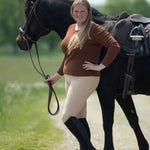 Cavaliere Couture The Oxer Show Riding Tights (Beige) - Equiluxe Tack