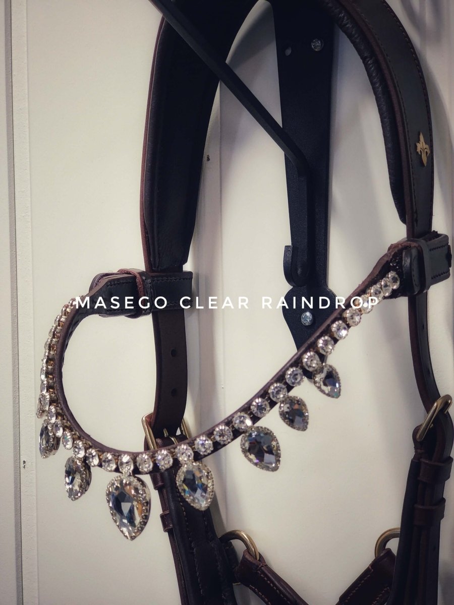 Clear Raindrop browband - Equiluxe Tack