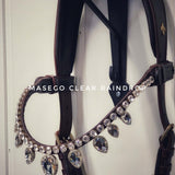 Clear Raindrop browband - Equiluxe Tack