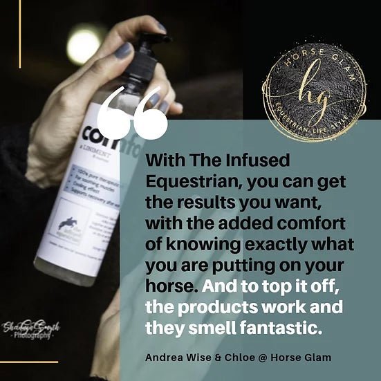 The Infused Equestrian 'comfort' A Liniment (4 oz) - The Infused Equestrian - Equiluxe Tack