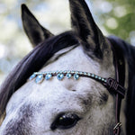 Cool Water Raindrop Browband - Equiluxe Tack