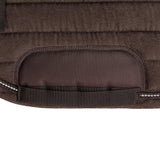 Corduroy Dressage Pad - Brown - Equiluxe Tack