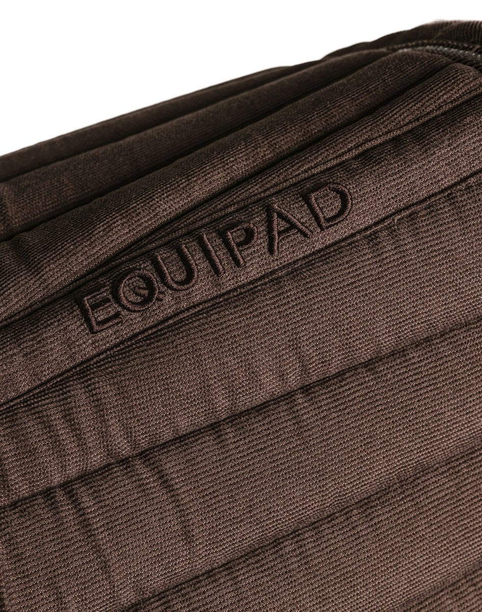 Corduroy Dressage Pad - Brown - Equipad Equestrian - Equiluxe Tack