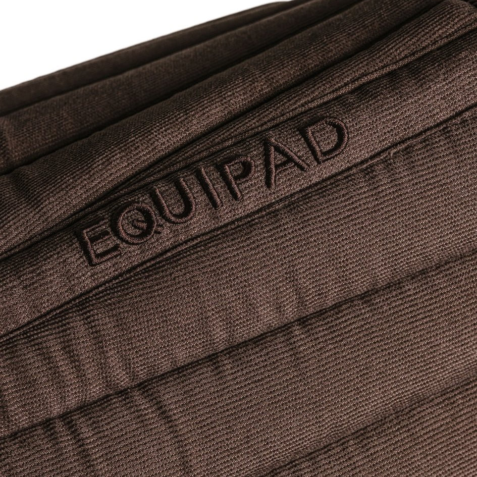Corduroy Dressage Pad - Brown - Equipad Equestrian - Equiluxe Tack