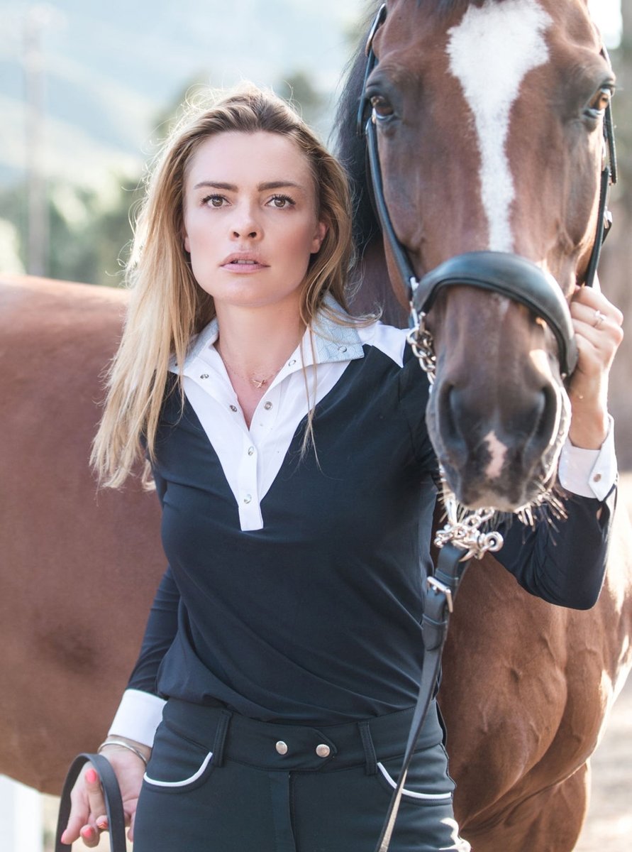Criniere Amelie Long Sleeve Show Shirt - Equiluxe Tack