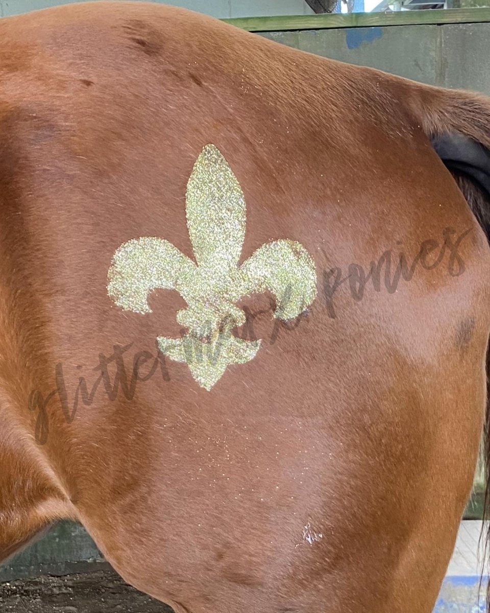 Drama Queen - Glitter Stencil Tattoo Kit for Horses - Equiluxe Tack