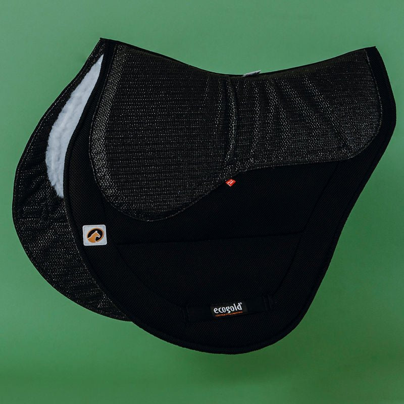 EcoGold Calmatech Shimmable Cross - Country Saddle Pad - EcoGold - Equiluxe Tack