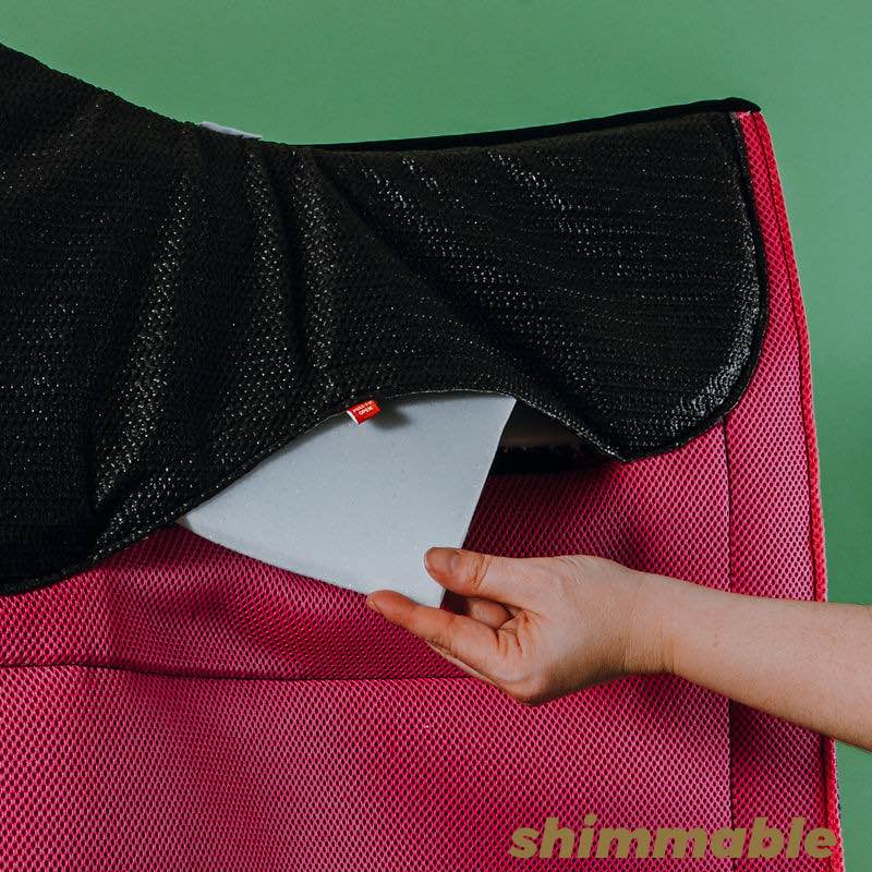 EcoGold Calmatech Shimmable Dressage Saddle Pad - EcoGold - Equiluxe Tack