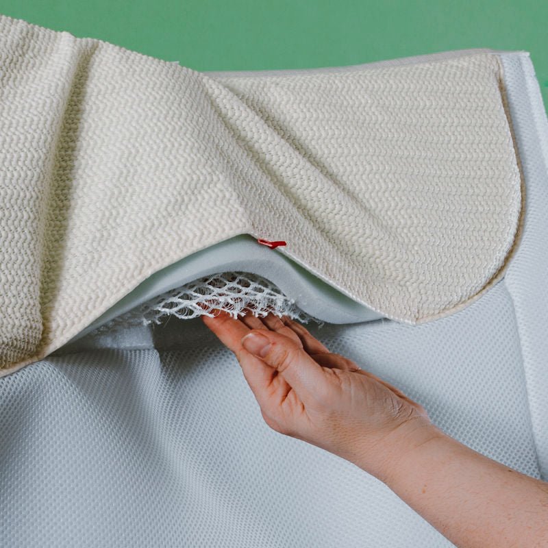 EcoGold Calmatech Shimmable Jump Saddle Pad - EcoGold - Equiluxe Tack