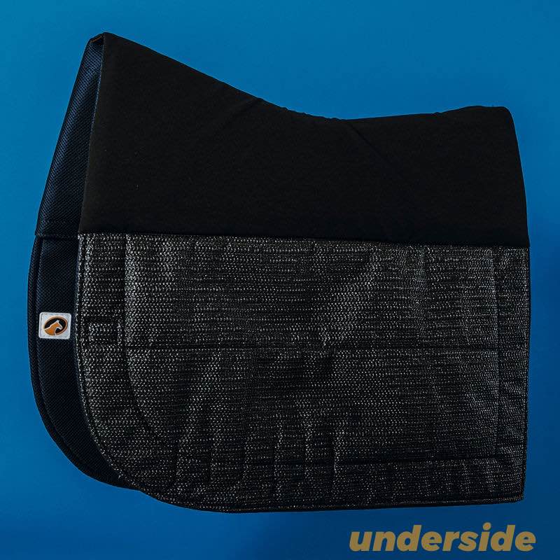 EcoGold CoolFit Shimmable Dressage Saddle Pad - EcoGold - Equiluxe Tack