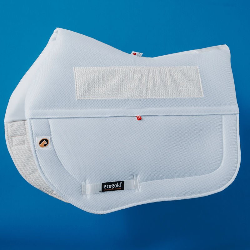 EcoGold CoolFit Shimmable Jumper Saddle Pad - EcoGold - Equiluxe Tack