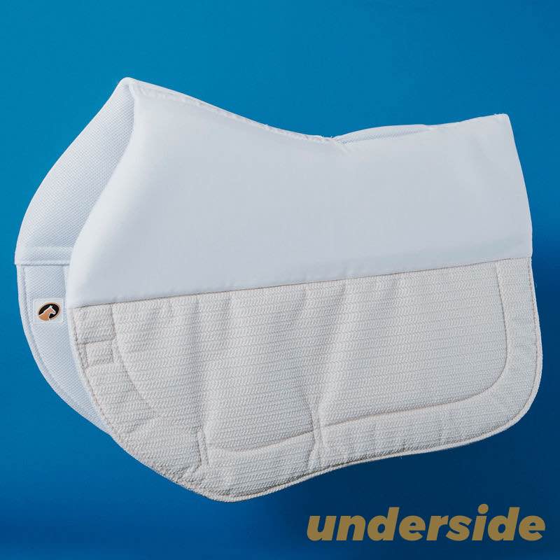 EcoGold CoolFit Shimmable Jumper Saddle Pad - EcoGold - Equiluxe Tack