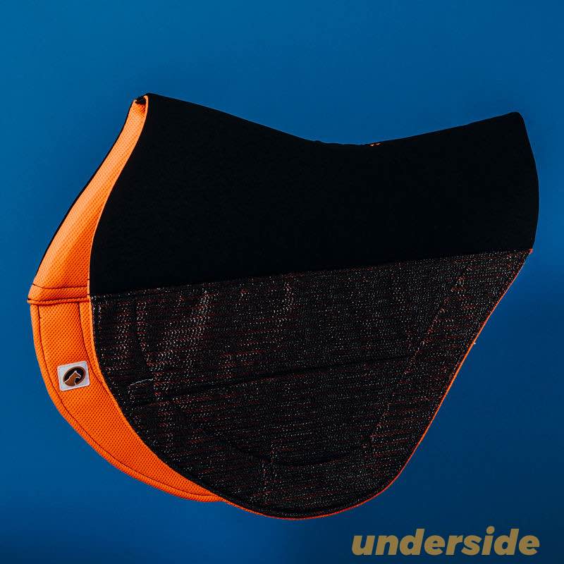 EcoGold CoolFit Shimmable XC Saddle Pad - EcoGold - Equiluxe Tack
