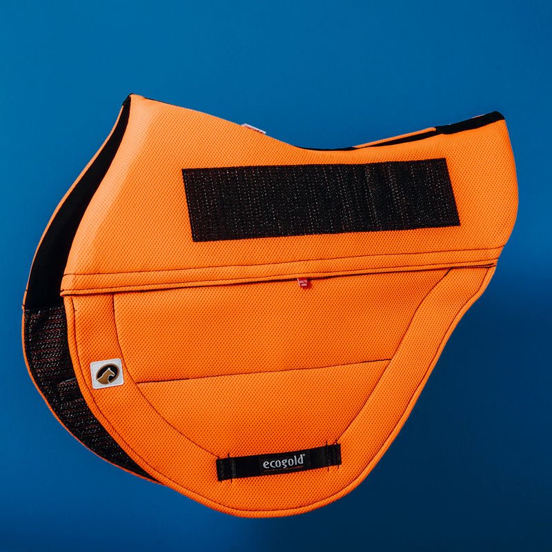 EcoGold CoolFit Shimmable XC Saddle Pad - EcoGold - Equiluxe Tack