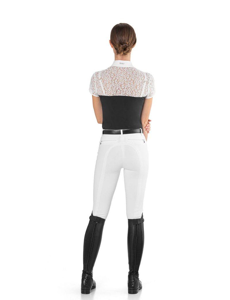 Ego 7 Florentine Black Short Sleeve Show Shirt - Ego 7 - Equiluxe Tack