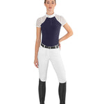 Ego 7 Florentine Navy Short Sleeve Show Shirt - Equiluxe Tack