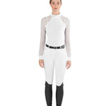 Ego 7 Florentine White Long Sleeve Show Shirt - Equiluxe Tack
