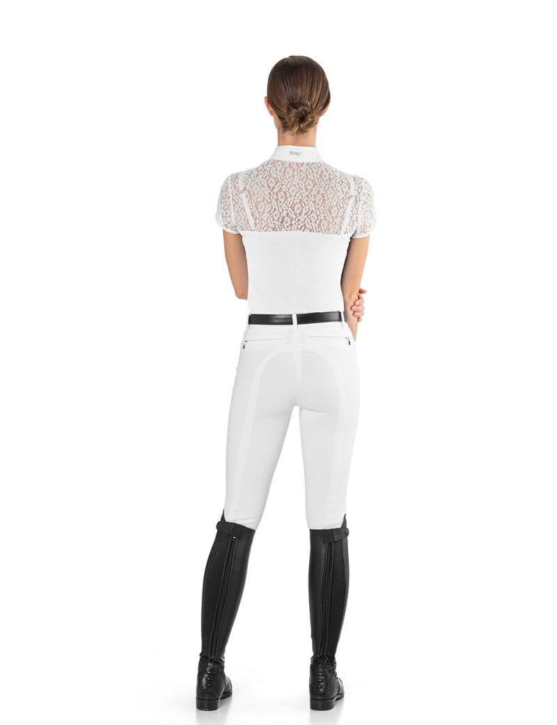 Ego 7 Florentine White Short Sleeve Show Shirt - Ego 7 - Equiluxe Tack