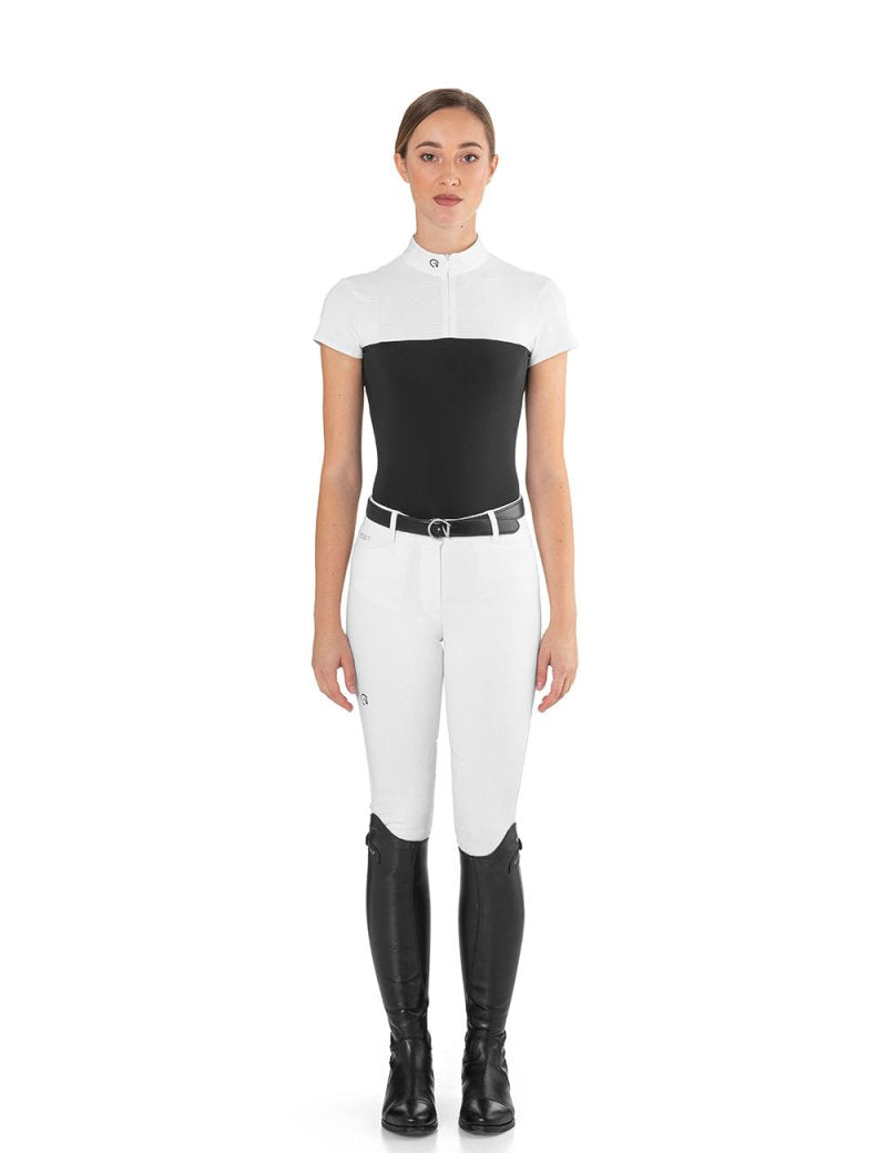 Ego 7 Mesh Black Short Sleeve Show Shirt - Ego 7 - Equiluxe Tack