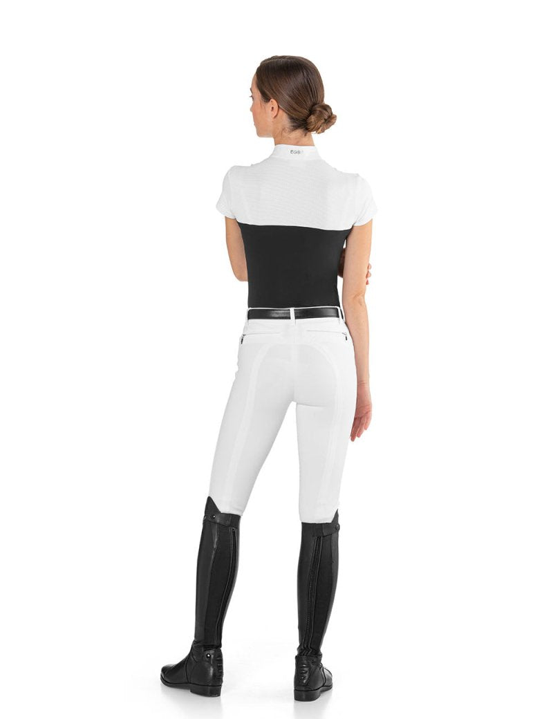 Ego 7 Mesh Black Short Sleeve Show Shirt - Ego 7 - Equiluxe Tack
